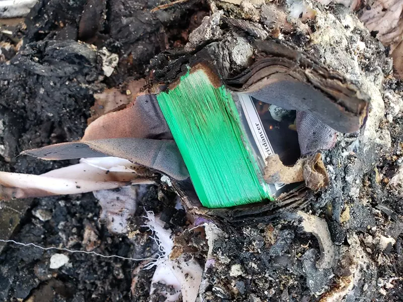 Photo of Magic: The Gathering Cards in Car Accident
